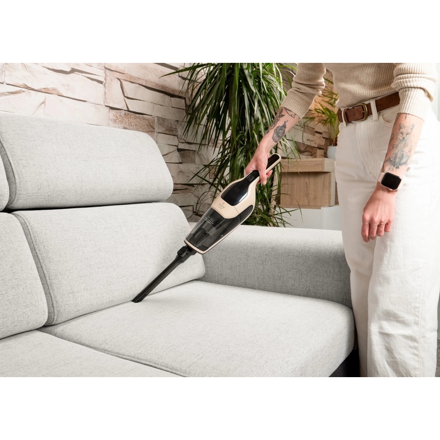 Concept VP4220 - Trådlös stavdammsugare 3-i-1 AQUAGLIDE 160W/28,8V 2200 mAh beige