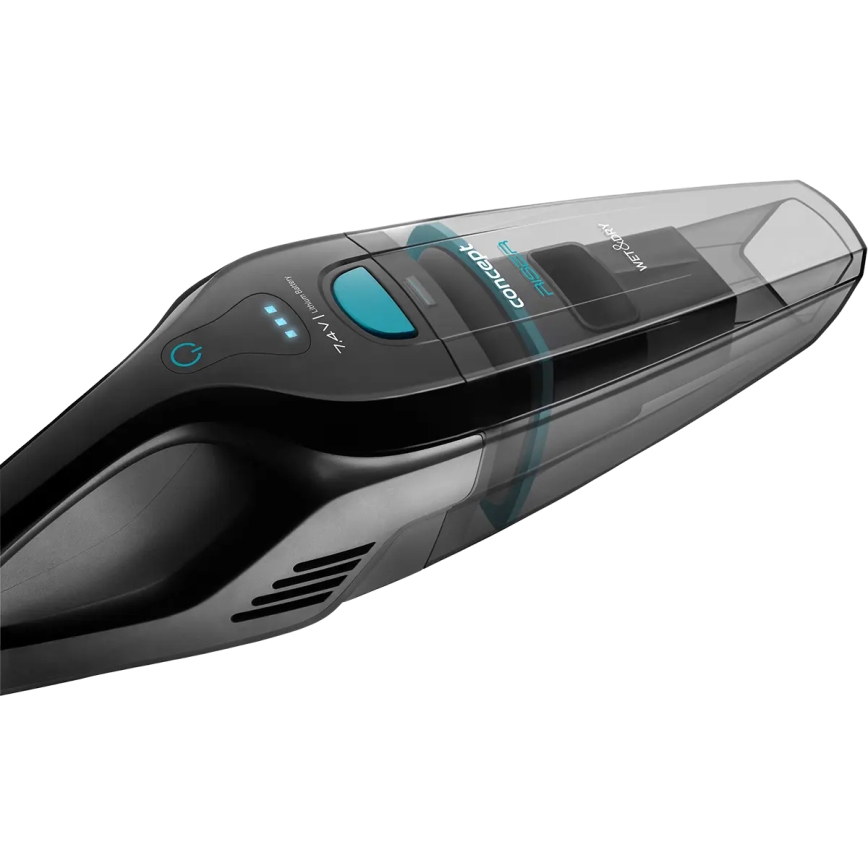 Concept VP4350 - Handhållen dammsugare Våt & Torr RISER 50W/7,4V 2200 mAh svart