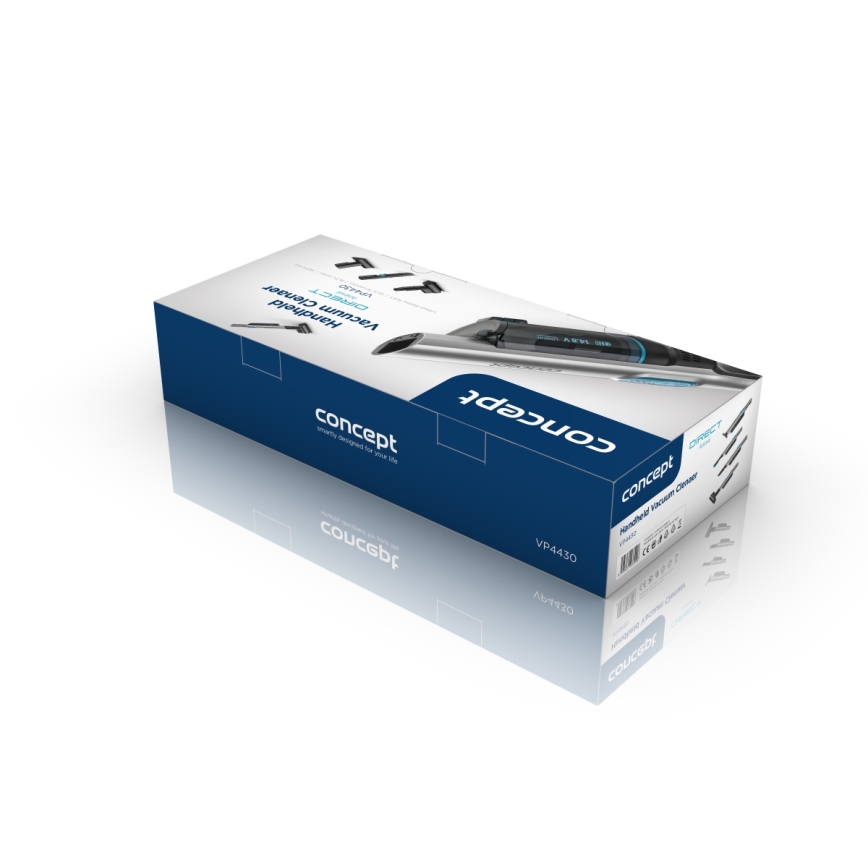 Concept VP4430 - Handhållen dammsugare DIRECT ANIMAL 180W/14,8V 2200 mAh svart