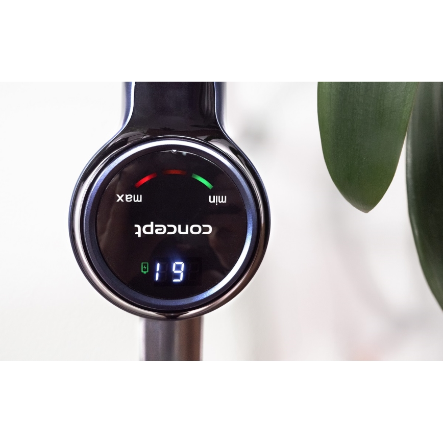 Concept VP6040 - Stick handdammsugare 2i1 ICONIC ANIMAL TELESCOPE 200W/22,2V 2200 mAh blå