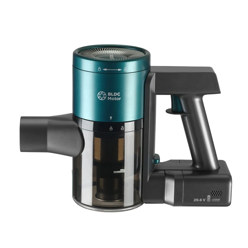 Concept VP6045 - 2-i-1 stav- och handdammsugare ICONIC SUCTION PRO 450W/29,6V 2500 mAh blå