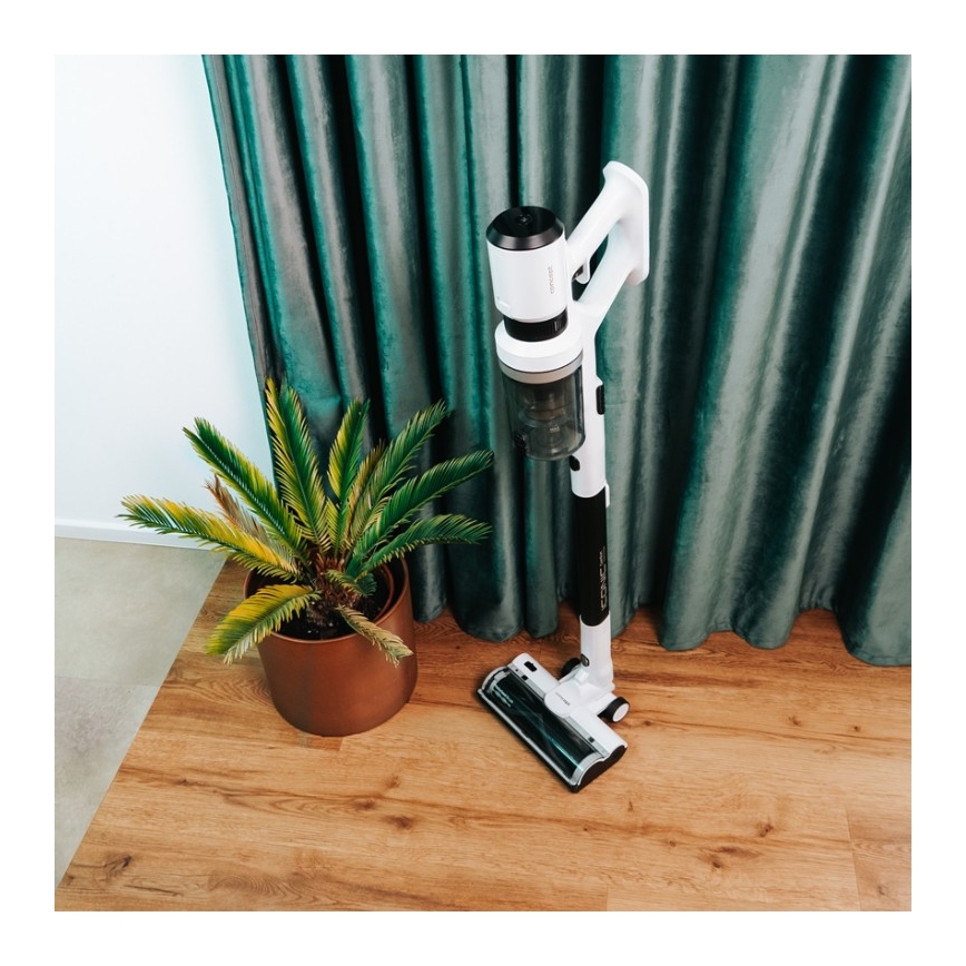 Concept VP6125 - 2-i-1 stav- och handdammsugare ICONIC Comfort Telescope, 400 W / 29,6 V, 2000 mAh, vit