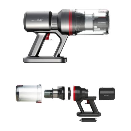 Concept VP6150 - Stavdammsugare 3-i-1 ULTIMAT UV-KRAFT 500W/29,6V 2200 mAh svart