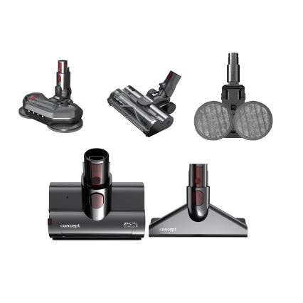 Concept VP6260 - 4-i-1 stavdammsugare ULTIMATE PRO+ 500W/29,6V 2200 mAh svart