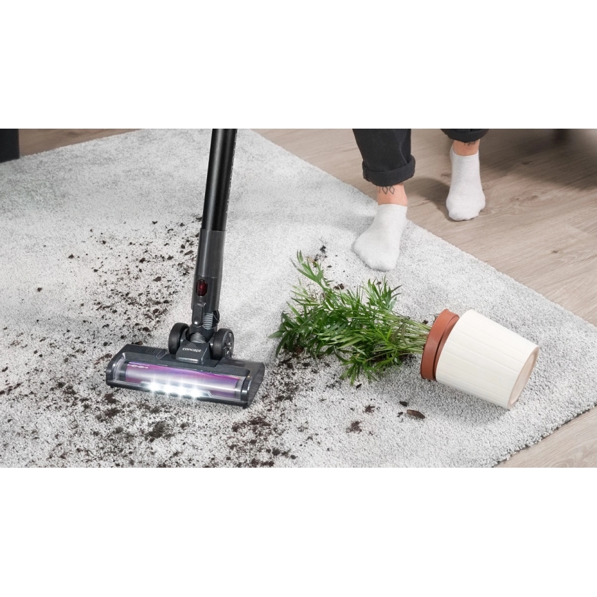 Concept VP6300 - Stavdammsugare 5-i-1 ULTIMATE COMPLETE PRO 500 W/25,9 V 2500 mAh svart