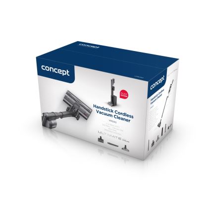 Concept VP6310 - 3-i-1 stavdammsugare ULTIMATE COMPLETE LIGHT 420W/25,9V 2200 mAh svart