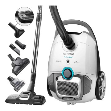 Concept VP8291 - Påsförsedd dammsugare PERFECT CLEAN PET EXPERT 700W/230V vit