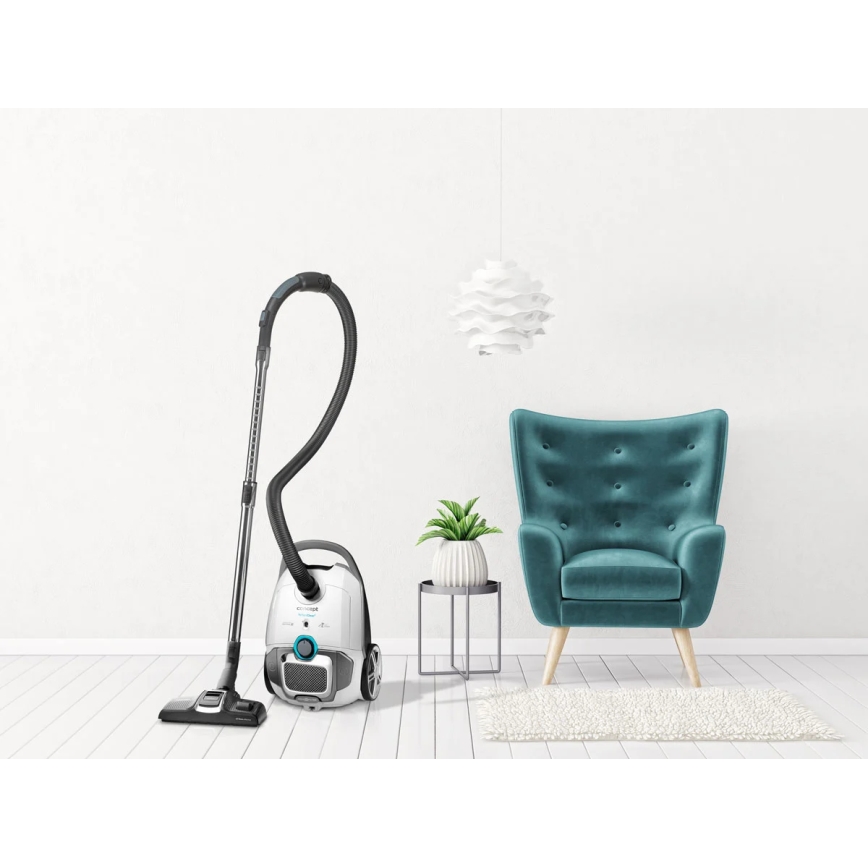 Concept VP8291 - Påsförsedd dammsugare PERFECT CLEAN PET EXPERT 700W/230V vit