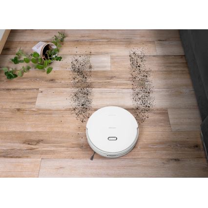 Concept VR4050 - Smart robotdammsugare med mopp 2-i-1 OPTIMUS AQUA PRO LASER 3D 600W/230V 5200 mAh Wi-Fi vit