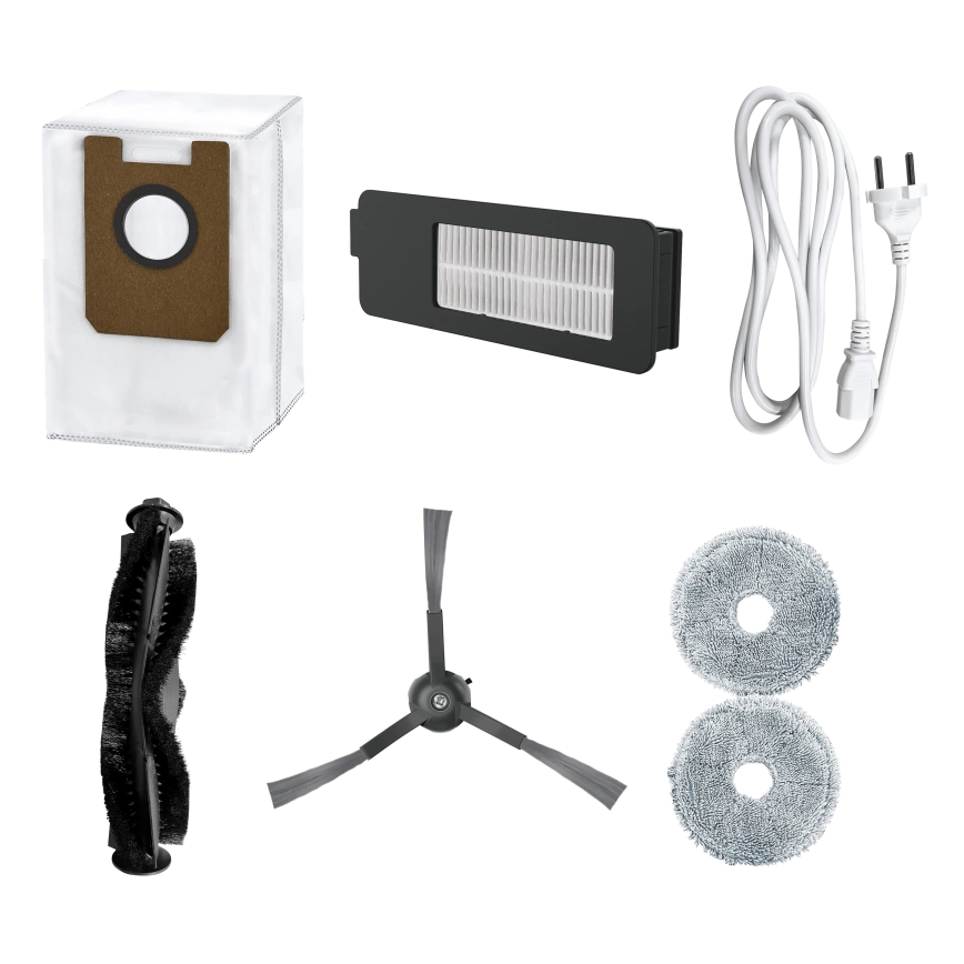 Concept VR4050 - Smart robotdammsugare med mopp 2-i-1 OPTIMUS AQUA PRO LASER 3D 600W/230V 5200 mAh Wi-Fi vit