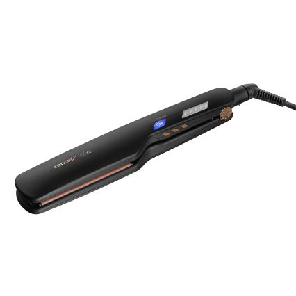 Concept VZ6010 - Steam hair straightener med LED display ELITE STEAM BOOST 54W/230V svart