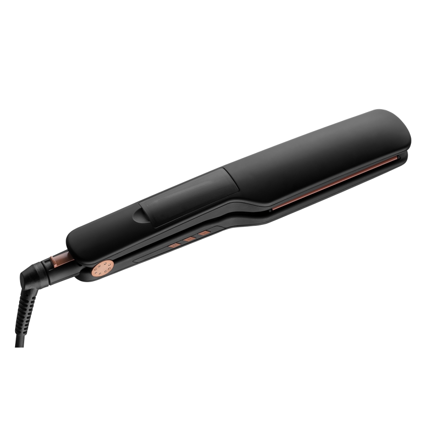 Concept VZ6010 - Steam hair straightener med LED display ELITE STEAM BOOST 54W/230V svart