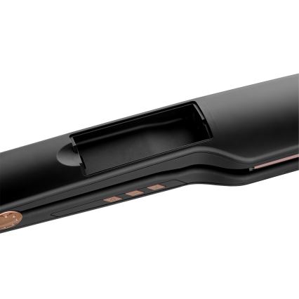 Concept VZ6010 - Steam hair straightener med LED display ELITE STEAM BOOST 54W/230V svart