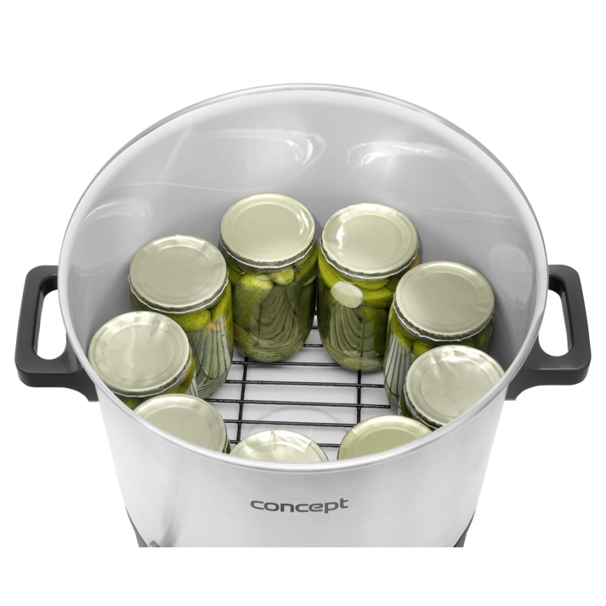 Concept ZH0030 - Konserveringspanna 27 l 2000W/230V vit/svart