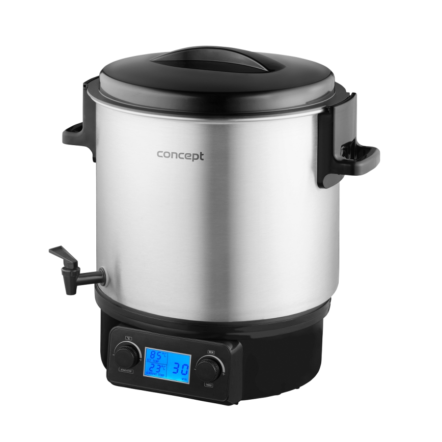 Concept ZH0040 - Konserveringspanna 27 l 2000W/230V rostfri/svart