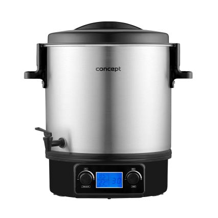 Concept ZH0040 - Konserveringspanna 27 l 2000W/230V rostfri/svart
