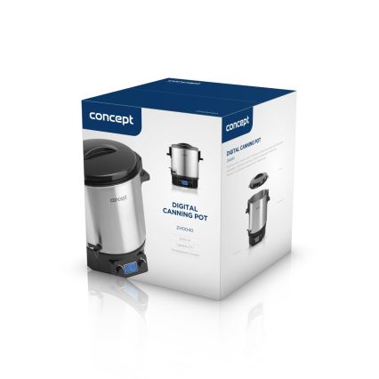 Concept ZH0040 - Konserveringspanna 27 l 2000W/230V rostfri/svart