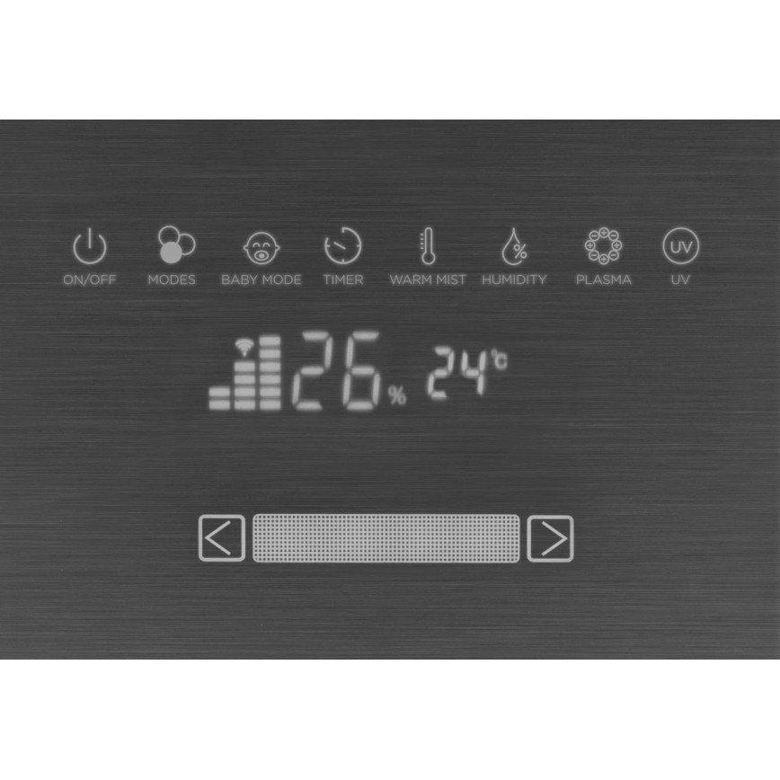 Concept ZV2021- Luftfuktare med aromadiffusor PERFECT AIR SMART 4,6 l 110W/230V Wi-Fi antracit + fjärrkontroll