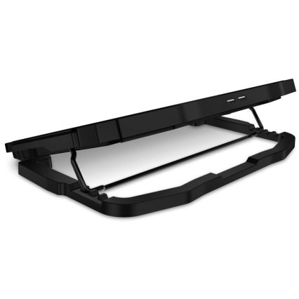 CONNECT IT CCP-2200-RD - Kylplatta för laptop 4x fläkt 2xUSB svart/röd