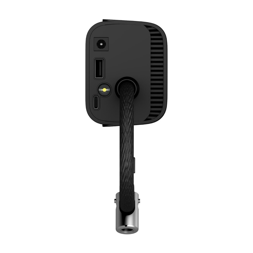 CONNECT IT CFF-4500-BK - Digital bärbar fickkompressor AirFlow 80W/6000 mAh svart