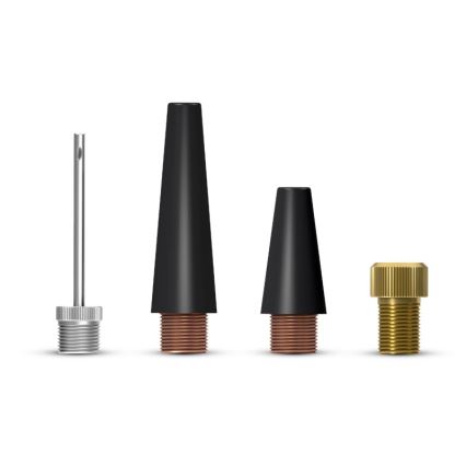 CONNECT IT CFF-4500-BK - Digital bärbar fickkompressor AirFlow 80W/6000 mAh svart