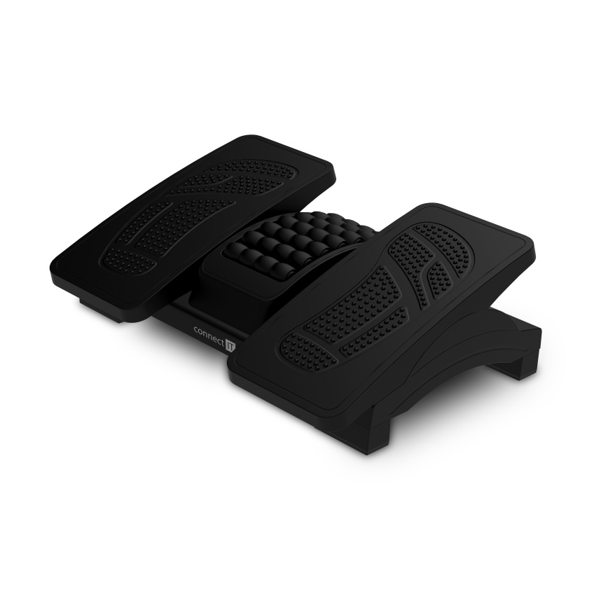 CONNECT IT CFH-4105-BK - Justerbart fotstöd, svart