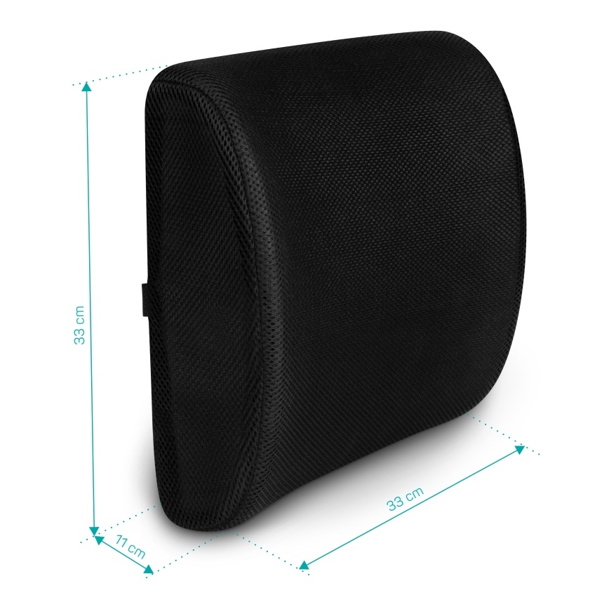 CONNECT IT CFH-5300-BK - Lumbar stolstöd svart