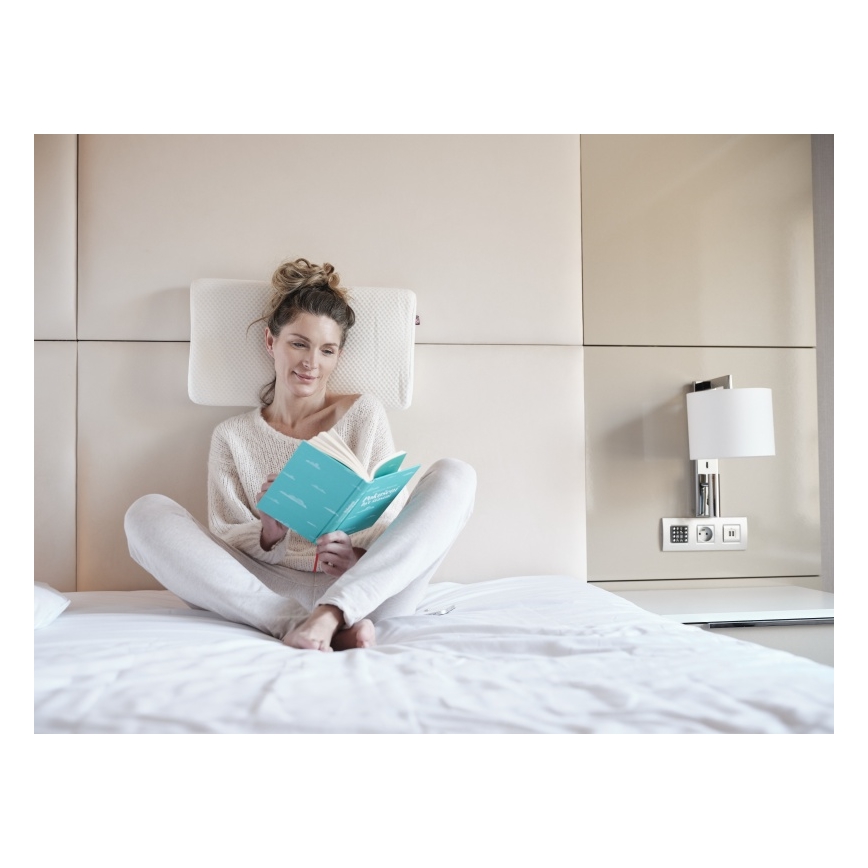 CONNECT IT CFH-6020-WH - Anatomisk kudde Taurus vit