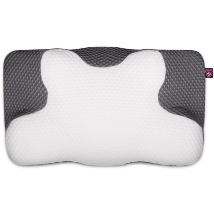 CONNECT IT CFH-6031-WH - Anatomisk kudde Lyra vit/grå