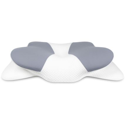 CONNECT IT CFH-6032-WH - Anatomisk kudde Gemini vit/grå