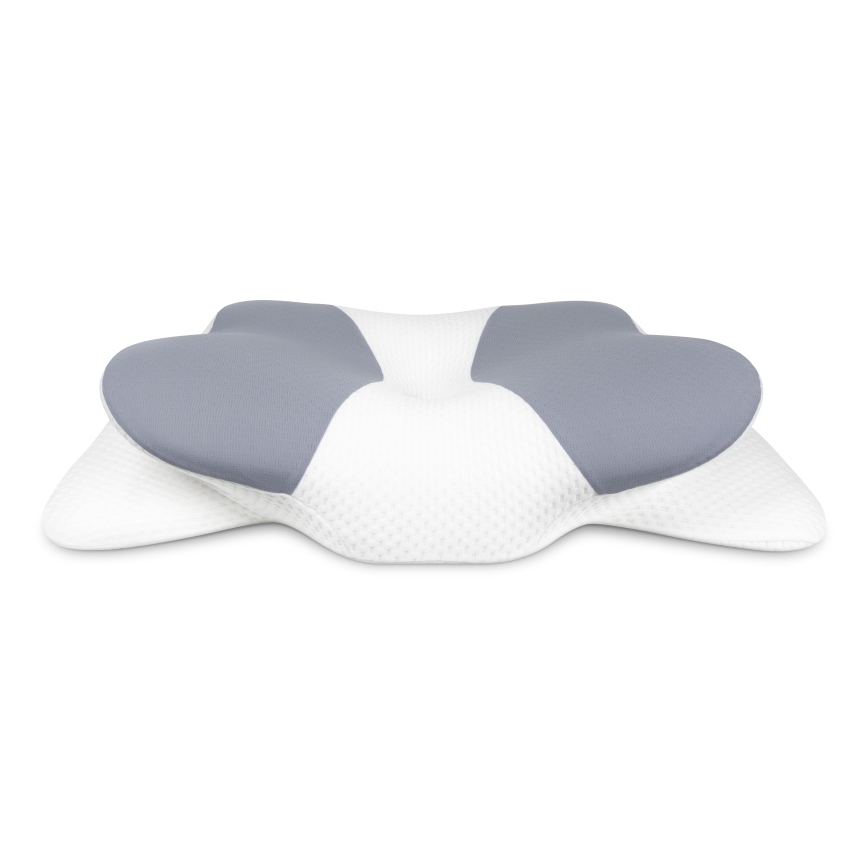CONNECT IT CFH-6032-WH - Anatomisk kudde Gemini vit/grå