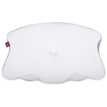 CONNECT IT CFH-6032-WH - Anatomisk kudde Gemini vit/grå
