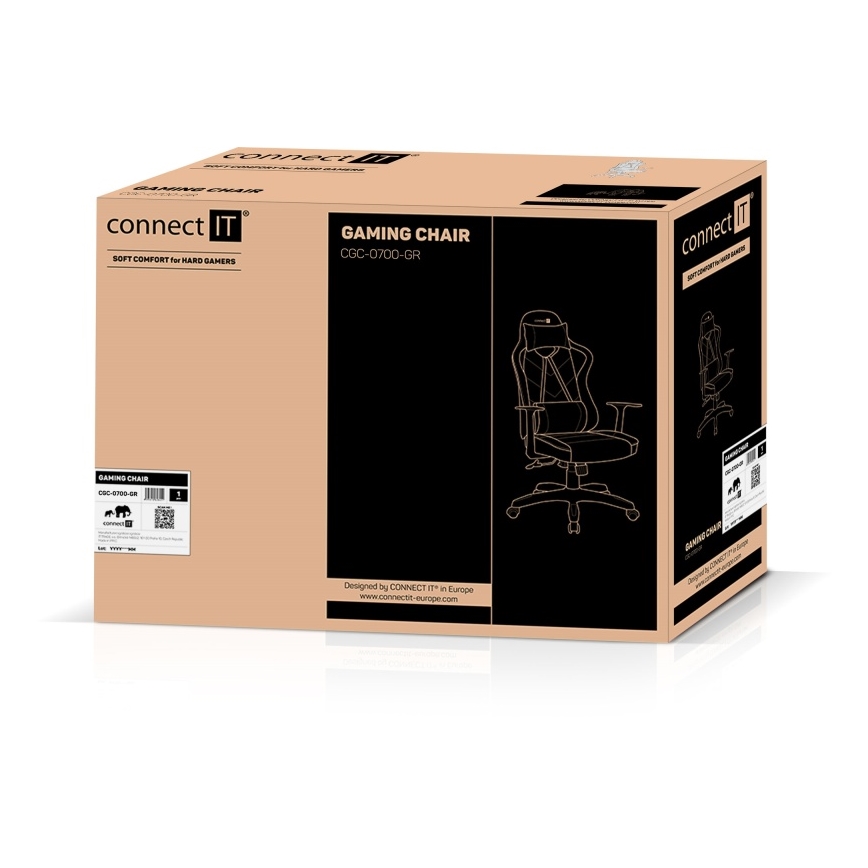 CONNECT IT CGC-0700-GR - Gamingstol LeMans Pro svart/grön