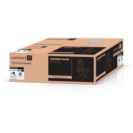 CONNECT IT CGC-1200-BK - Gamingstol Monaco Pro svart