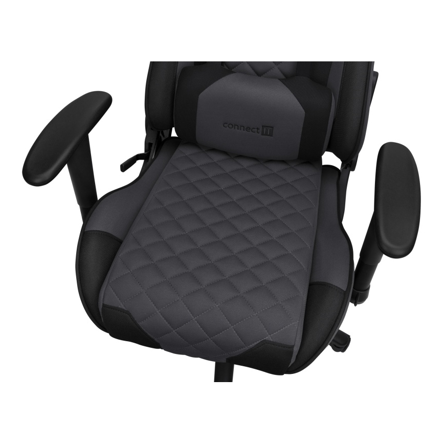 CONNECT IT CGC-1200-GY - Spelstol Monaco Pro grå/svart