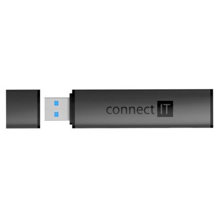 CONNECT IT CHU-4060-AN - USB-A hub med minneskortläsare 04.01.2001