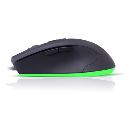 CONNECT IT CI-1128 - LED gaming mus med sladd 1000/1200/1600/3200 DPI svart