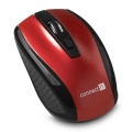 CONNECT IT CI-1224 - Trådlös mus 800/1200/1600 DPI 2xAAA svart/röd