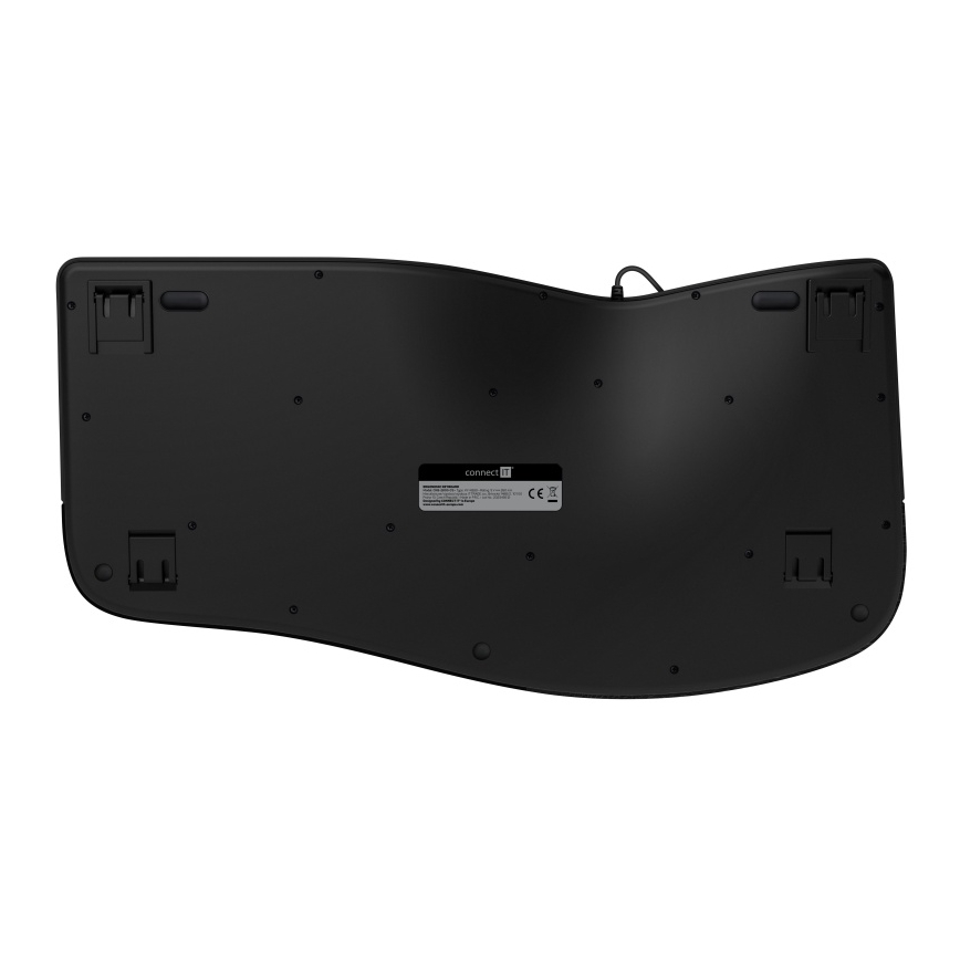 CONNECT IT CKB-2800-CS - Ergonomisk trådlöst tangentbord med lokalisering CZ/SK svart