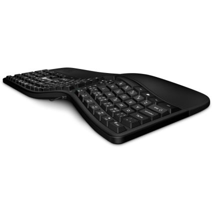 CONNECT IT CKB-2800-CS - Ergonomisk trådlöst tangentbord med lokalisering CZ/SK svart