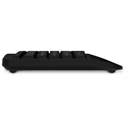CONNECT IT CKM-6010-CS - Ergonomisk trådlöst tangentbord och mus 800/1200/1600/2400 DPI med lokalisering CZ/SK 1xAA + 2xAAA svart