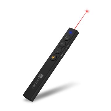 CONNECT IT CLP-2050-BK - Trådlös presentatör med laserpekare 1xAAA