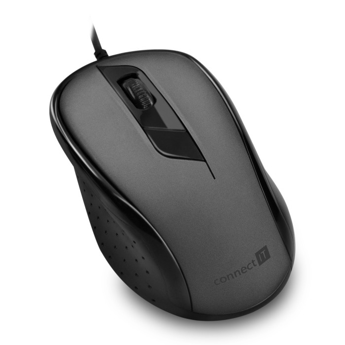 CONNECT IT CMO-1200-GY - Vägghängd toalett 1000 DPI svart/grå