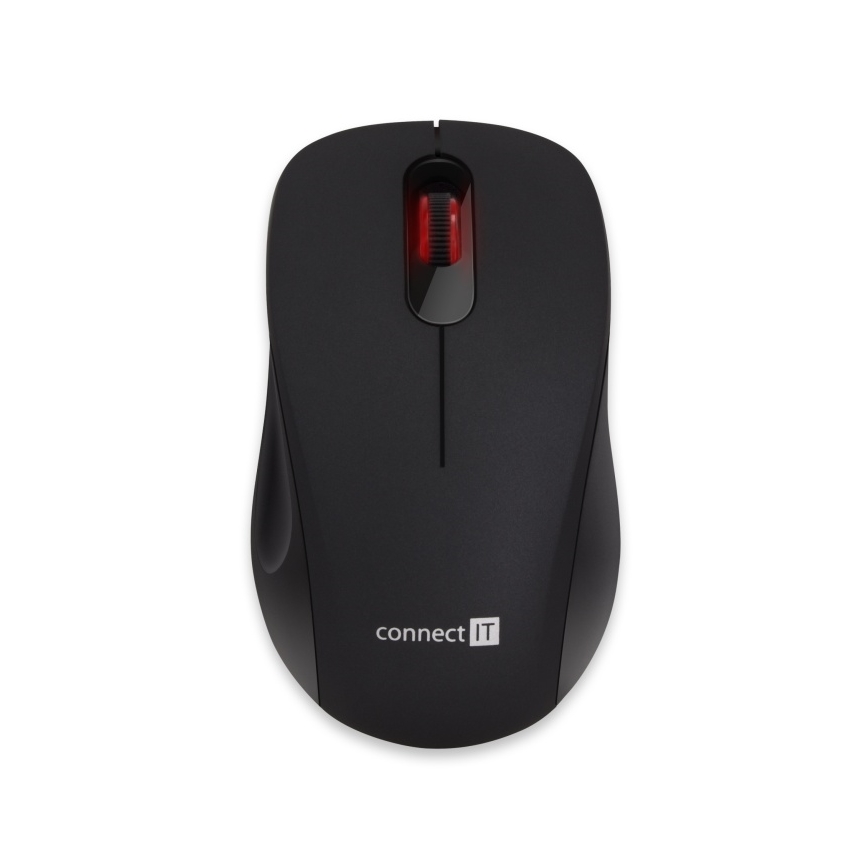 CONNECT IT CMO-2230-BK - Trådlös tyst mus MUTE 1200 DPI 1xAA svart