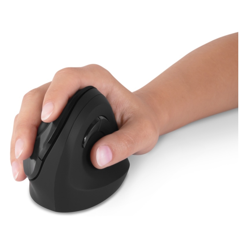 CONNECT IT CMO-2700-BK - Ergonomisk trådlös mus 800/1200/1600 DPI 1xAA svart