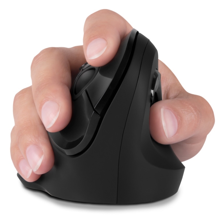 CONNECT IT CMO-2700-BK - Ergonomisk trådlös mus 800/1200/1600 DPI 1xAA svart