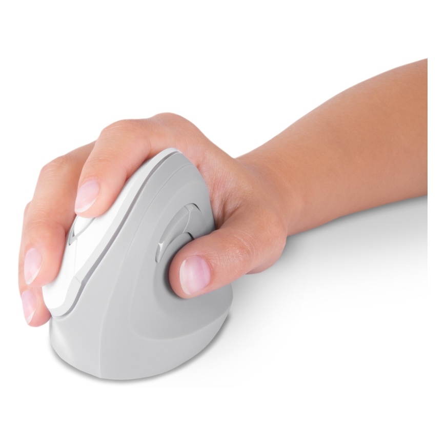 CONNECT IT CMO-2700-WH - Ergonomisk trådlös mus 800/1200/1600 DPI 1xAA vit