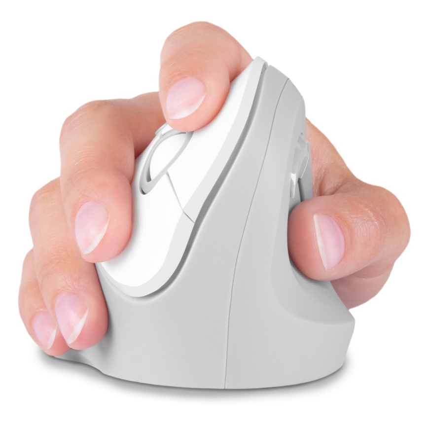 CONNECT IT CMO-2700-WH - Ergonomisk trådlös mus 800/1200/1600 DPI 1xAA vit