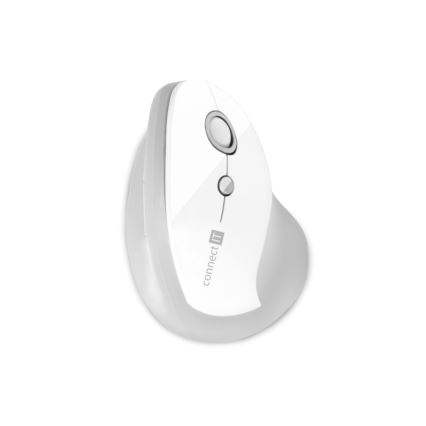 CONNECT IT CMO-2700-WH - Ergonomisk trådlös mus 800/1200/1600 DPI 1xAA vit