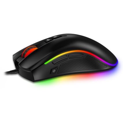 CONNECT IT CMO-3591-BK - LED RGB Trådbunden gamingmus 500-7200 DPI svart